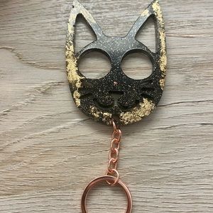 Safety Kitty Cat Keychain